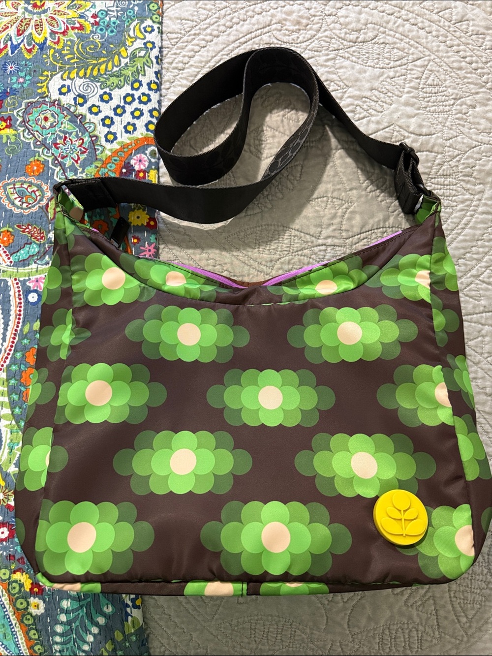 Orla Kiely Area Hobo Crossbody Bag